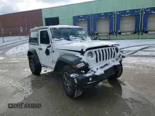 2018 Jeep Wrangler Sport with VIN 1C4GJXAG7JW188322, listed as a Copart auction lot 87352914 with 101,964 mi miles and Salvage Title. Bid and sale history available at carsss.com. Image 12.
