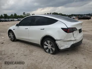 2021 Tesla Model Y Long Range z VIN 5YJYGDEE0MF299944, wystawiony jako Copart lot #55424295 z przebiegiem 54 698 mil mil oraz Szkoda całkowita • Salvage title. Historia ofert i sprzedaży dostępna na DreamBid. Obrazek 2.