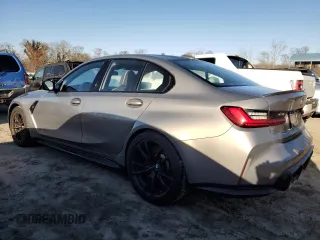 2021 BMW M3 with VIN WBS53AY00MFL13228, listed as a Copart auction lot 45938794 with 69,482 mi miles. Bid and sale history available at carsss.com. Image 2.