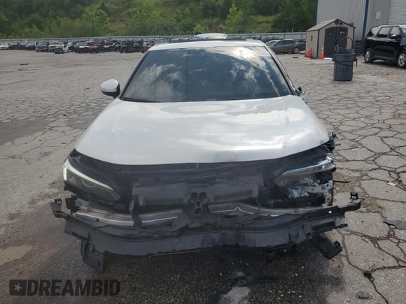 2022 Honda Civic EX with VIN JHMFE1F79NX003885, listed as a Copart auction lot 61275005 with 40,855 mi miles and Salvage title. Bid and sale history available at DreamBid. Image 5.