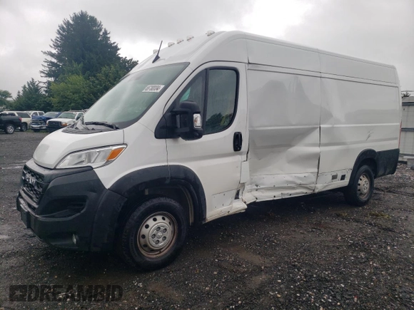 2023 Ram ProMaster Cargo with VIN 3C6MRVJG8PE532461, listed as a Copart auction lot 66780004 with 10,808 mi miles and Salvage Title. Bid and sale history available at DreamBid. Image 1.