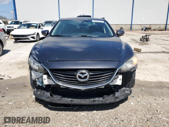 2015 Mazda 6 i Sport with VIN JM1GJ1U62F1167852, listed as a Copart auction lot 52406185 with 130,080 mi miles and Salvage Title. Bid and sale history available at DreamBid. Image 5.
