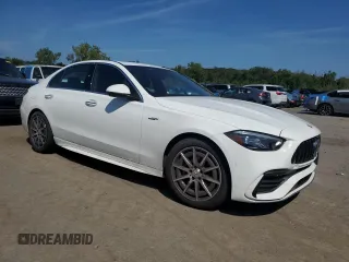 2023 Mercedes-Benz C 43 AMG z VIN W1KAF8HB9PR112024, wystawiony jako Copart lot #69120744 z przebiegiem 12 643 mil mil oraz Szkoda całkowita • Salvage title. Historia ofert i sprzedaży dostępna na DreamBid. Obrazek 4.