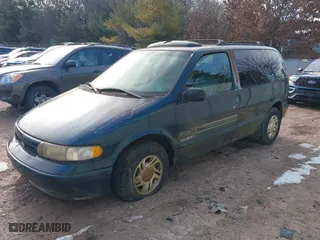 1998 Nissan Quest XE with VIN 4N2ZN1111WD811813, listed as a IAAI auction lot 41206000 with 137,225 mi miles. Bid and sale history available at carsss.com. Image 2.
