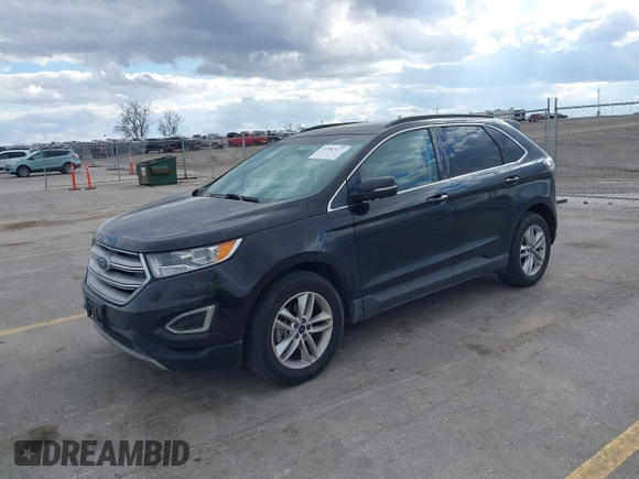 2015 Ford Edge SEL with VIN 2FMTK3J94FBB47320, listed as a IAAI auction lot 41982477 with 136,005 mi miles. Bid and sale history available at carsss.com. Image 2.