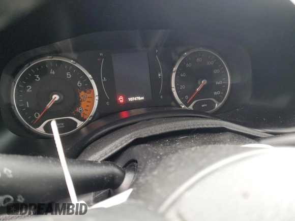 2016 Jeep Renegade Latitude with VIN ZACCJBBT6GPD71018, listed as a Copart auction lot 46037715 with 107,476 mi miles and Salvage Title. Bid and sale history available at carsss.com. Image 9.