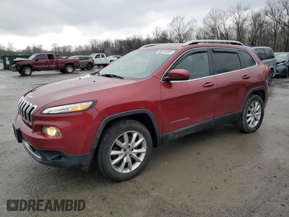 2016 Jeep Cherokee Limited with VIN 1C4PJMDS4GW175874, listed as a Copart auction lot 46816385 with 119,699 mi miles and Salvage Title. Bid and sale history available at DreamBid. Image 1.