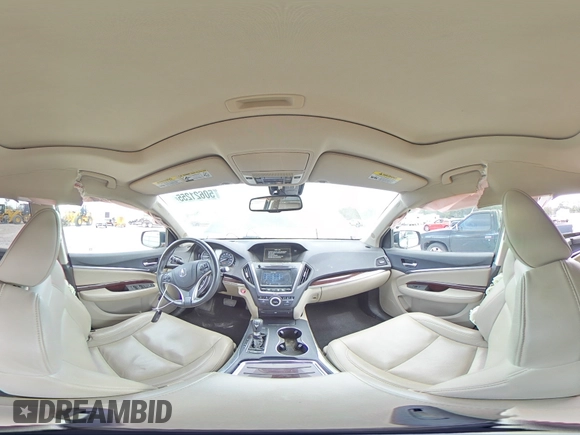 2014 Acura MDX Advance with VIN 5FRYD4H83EB037575, listed as a Copart auction lot 50621255 with 129,417 mi miles and Salvage Title. Bid and sale history available at DreamBid. Image 14.