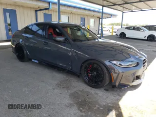 2023 BMW M3 Competition xDrive z VIN WBS43AY04PFP05306, wystawiony jako Copart lot #57790555 z przebiegiem 18 935 mil mil oraz Szkody całkowita. Historia ofert i sprzedaży dostępna na DreamBid. Obrazek 4.