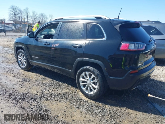 2019 Jeep Cherokee Latitude with VIN 1C4PJMCX4KD330019, listed as a IAAI auction lot 41643077 with 52,007 mi miles. Bid and sale history available at carsss.com. Image 3.