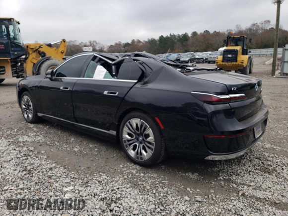2023 BMW i7 xDrive60 z VIN WBY53EJ01PCM98516, wystawiony jako Copart lot #85778524 z przebiegiem 397 mil mil oraz Szkody całkowita. Historia ofert i sprzedaży dostępna na DreamBid. Obrazek 2.