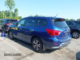 2018 Nissan Pathfinder S with VIN 5N1DR2MN7JC603788, listed as a IAAI auction lot 42462364 with 89,487 mi miles and . Bid and sale history available at DreamBid. Image 3.