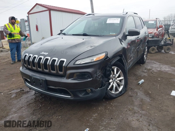 2014 Jeep Cherokee Limited with VIN 1C4PJMDS3EW137985, listed as a IAAI auction lot 41543651 with 131,312 mi miles. Bid and sale history available at carsss.com. Image 17.
