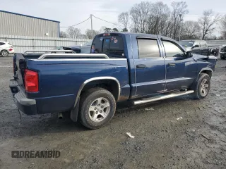 2007 Dodge Dakota SLT with VIN 1D7HE48K67S192580, listed as a Copart auction lot 44612305 with Not Provided miles and Salvage Title. Bid and sale history available at DreamBid. Image 3.