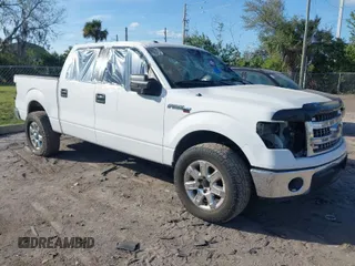 2014 Ford F-150 XL with VIN 1FTFW1CF6EFC18124, listed as a IAAI auction lot 41635771 with 1 mi miles. Bid and sale history available at carsss.com. Image 1.