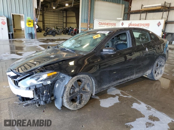 2014 Dodge Dart GT with VIN 1C3CDFEBXED868994, listed as a Copart auction lot 58007035 with 199,437 mi miles and Salvage title. Bid and sale history available at DreamBid. Image 1.