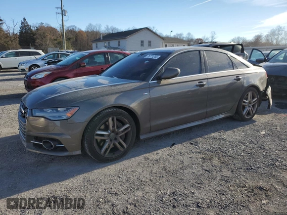 2016 Audi A6 3.0L TDI Premium Plus with VIN WAUFMAFC9GN072430, listed as a Copart auction lot 76721243 with 0 mi miles. Bid and sale history available at carsss.com. Image 1.