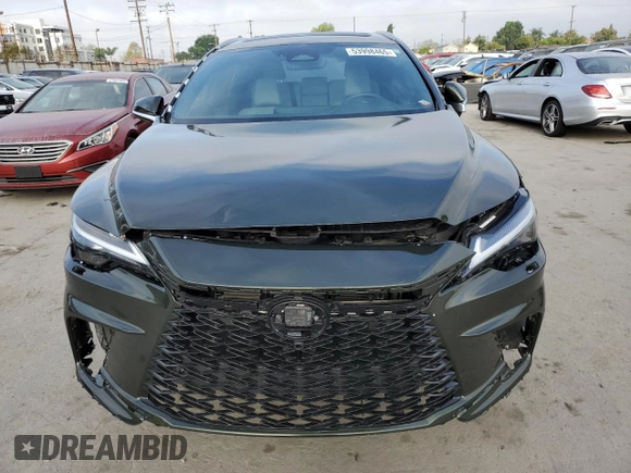 2023 Lexus RX with VIN 2T2BAMBA7PC009681, listed as a Copart auction lot 53998465 with 33,088 mi miles and Salvage Title. Bid and sale history available at carsss.com. Image 5.