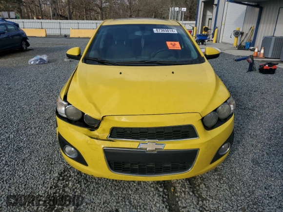 2016 Chevrolet Sonic LT with VIN 1G1JC6SB0G4101838, listed as a Copart auction lot 87365014 with 129,357 mi miles and Clean Title. Bid and sale history available at carsss.com. Image 5.
