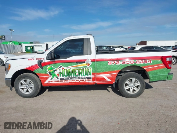 2022 Ford F-150 XL with VIN 1FTMF1CB7NKE00166, listed as a IAAI auction lot 41420402 with 65,941 mi miles. Bid and sale history available at carsss.com. Image 14.