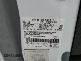 2012 Ford F-150 XL z VIN 1FTMF1EMXCFB36414, wystawiony jako Copart lot #61592065 z przebiegiem 321 291 mil mil oraz Szkoda całkowita • Salvage title. Historia ofert i sprzedaży dostępna na DreamBid. Obrazek 12.