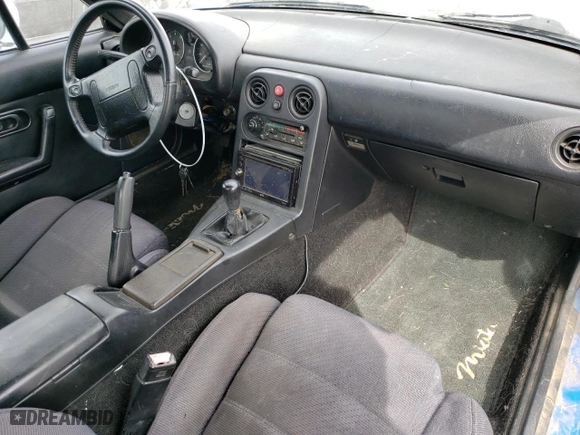 1991 Mazda MX-5 Miata Special Edition with VIN JM1NA3518M1218290, listed as a Copart auction lot 50175525 with 171,790 mi miles and Clean Title. Bid and sale history available at carsss.com. Image 8.
