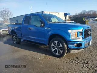 2020 Ford F-150 XL with VIN 1FTFX1E50LKE76922, listed as a Copart auction lot 46567395 with 42,101 mi miles and Salvage Title. Bid and sale history available at carsss.com. Image 4.