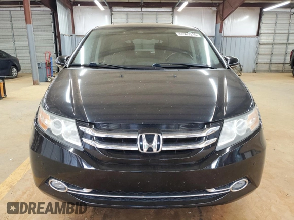 2015 Honda Odyssey Touring Elite with VIN 5FNRL5H99FB005576, listed as a Copart auction lot 58963215 with 167,967 mi miles and Salvage title. Bid and sale history available at DreamBid. Image 5.