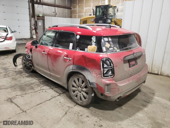 2022 MINI Countryman Cooper S with VIN WMZ83BR09N3P02526, listed as a Copart auction lot 84114224 with 0 mi miles and Salvage Title. Bid and sale history available at carsss.com. Image 2.