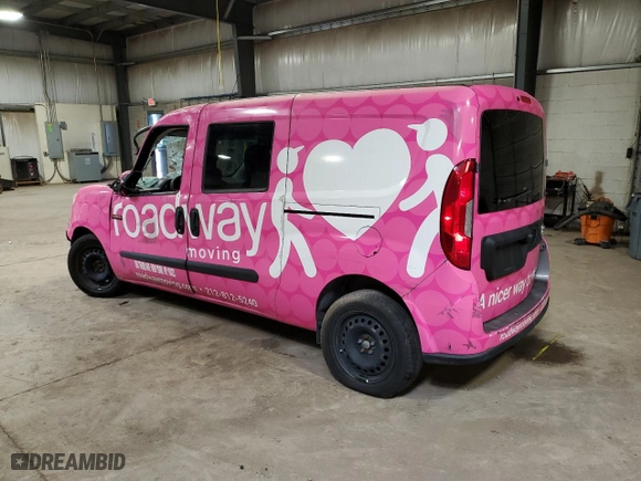 2019 Ram ProMaster City Cargo Van Tradesman SLT with VIN ZFBHRFBB5K6M24917, listed as a Copart auction lot 68685174 with 58,366 mi miles and Salvage Title. Bid and sale history available at carsss.com. Image 2.