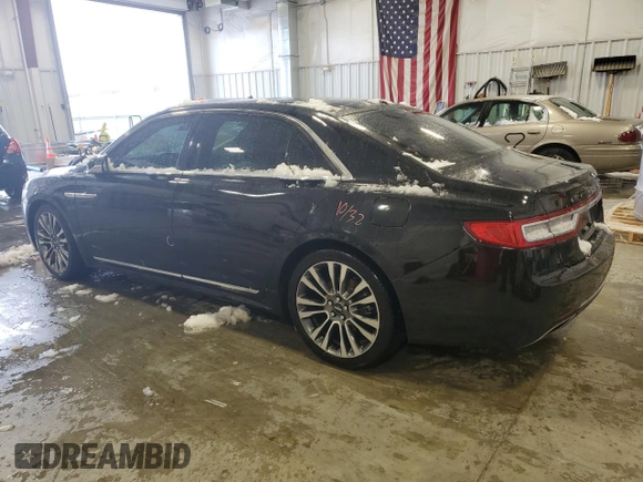 2017 Lincoln Continental Reserve with VIN 1LN6L9NP6H5612788, listed as a Copart auction lot 79948344 with 81,099 mi miles and Non Repairable. Bid and sale history available at carsss.com. Image 2.