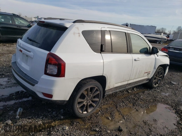 2017 Jeep Compass Sport with VIN 1C4NJCBB3HD102500, listed as a Copart auction lot 42285405 with Not Provided miles and Salvage Title. Bid and sale history available at carsss.com. Image 3.