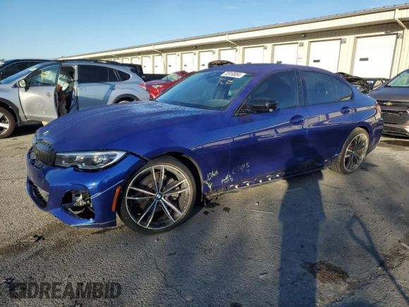 2021 BMW 3 Series 330i xDrive with VIN 3MW5R7J0XM8C14425, listed as a Copart auction lot 72910854 with 9,465 mi miles and Salvage Title. Bid and sale history available at DreamBid. Image 1.
