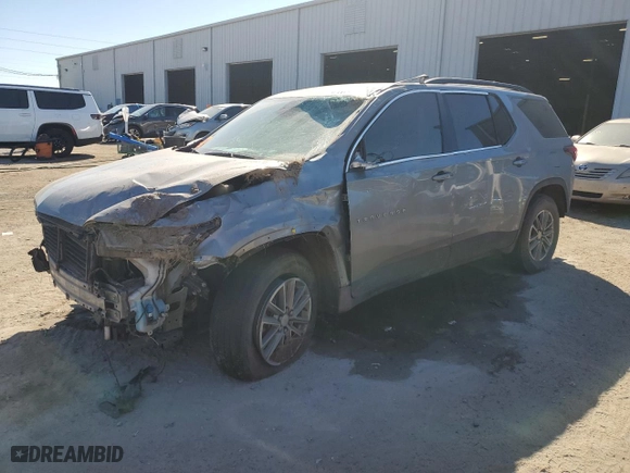 2023 Chevrolet Traverse LT Cloth with VIN 1GNERGKW8PJ323990, listed as a Copart auction lot 47111455 with 56,187 mi miles and Non Repairable. Bid and sale history available at carsss.com. Image 1.