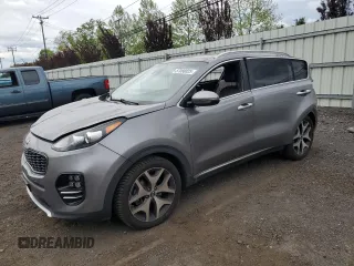 2017 Kia Sportage SX Turbo with VIN KNDPR3A65H7243783, listed as a Copart auction lot 57088825 with 129,937 mi miles and Salvage title. Bid and sale history available at DreamBid. Image 1.