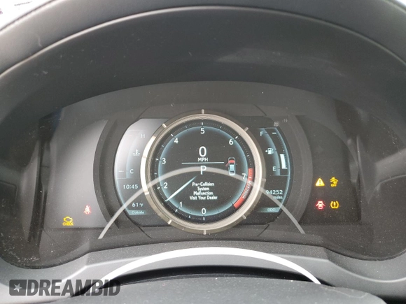 2019 Lexus IS with VIN JTHC81D27K5039163, listed as a Copart auction lot 52436405 with 94,252 mi miles and Salvage Title. Bid and sale history available at carsss.com. Image 9.