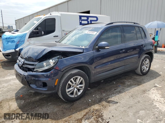 2016 Volkswagen Tiguan S с VIN WVGAV7AX7GW606280, выставлен на аукционе Copart как лот 62491995 с пробегом 69 838 миль миль и Списание • Salvage title. История ставок и продаж доступна на DreamBid. Изображение 1.