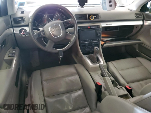 2008 Audi A4 2.0T with VIN WAUDF78E38A066506, listed as a Copart auction lot 46342365 with 185,002 mi miles and Salvage title. Bid and sale history available at DreamBid. Image 8.
