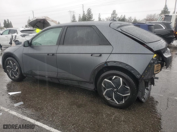 2023 Hyundai IONIQ 5 SEL with VIN KM8KN4AE9PU172523, listed as a Copart auction lot 45422135 with 44,376 mi miles and Salvage Title. Bid and sale history available at carsss.com. Image 2.