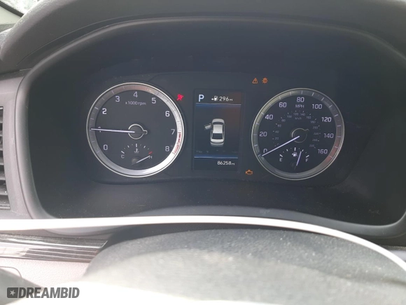 2019 Hyundai Sonata Sport with VIN 5NPE34AF2KH780189, listed as a Copart auction lot 45544935 with 86,258 mi miles and Salvage Title. Bid and sale history available at carsss.com. Image 9.