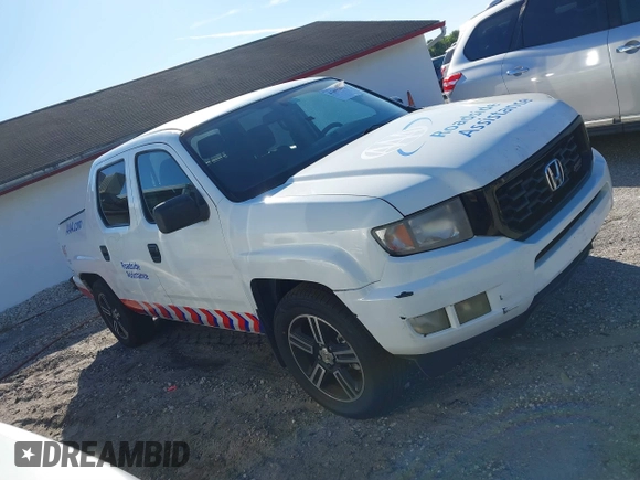 2014 Honda Ridgeline Sport with VIN 5FPYK1F78EB002943, listed as a IAAI auction lot 41855493 with Not provided miles and . Bid and sale history available at DreamBid. Image 12.