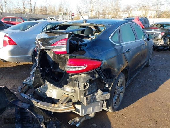 2017 Ford Fusion Sport with VIN 3FA6P0VP1HR378678, listed as a IAAI auction lot 41845700 with 61,105 mi miles. Bid and sale history available at carsss.com. Image 4.