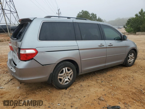 2006 Honda Odyssey EX-L with VIN 5FNRL38786B098075, listed as a Copart auction lot 51526235 with 164,192 mi miles and Salvage Title. Bid and sale history available at carsss.com. Image 3.