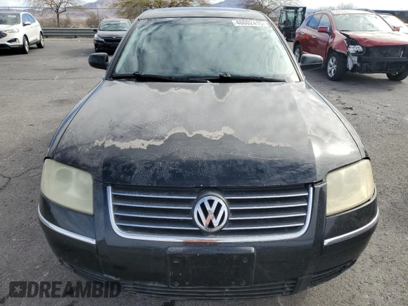 2003 Volkswagen Passat GLS z VIN WVWPD63BX3P113713, wystawiony jako Copart lot #46002415 z przebiegiem 206 144 mil mil oraz Szkoda całkowita • Salvage title. Historia ofert i sprzedaży dostępna na DreamBid. Obrazek 5.