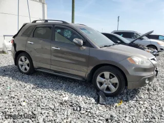 2007 Acura RDX Tech Pkg with VIN 5J8TB18577A001049, listed as a Copart auction lot 52401675 with 203,573 mi miles and Salvage Title. Bid and sale history available at carsss.com. Image 4.