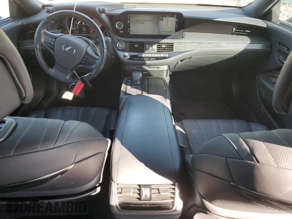 2021 Lexus LS z VIN JTHE5LGF5M5008931, wystawiony jako Copart lot #43045225 z przebiegiem 31 903 mil mil oraz Szkoda całkowita • Salvage title. Historia ofert i sprzedaży dostępna na DreamBid. Obrazek 8.