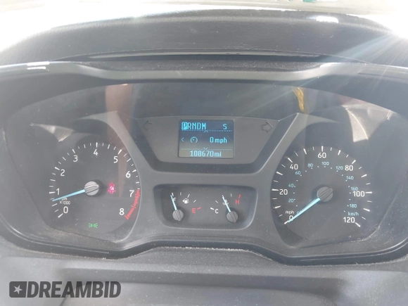 2019 Ford Transit z VIN 1FDBF8ZM6KKA67975, wystawiony jako IAAI lot #42294894 z przebiegiem 108 670 mil mil oraz . Historia ofert i sprzedaży dostępna na DreamBid. Obrazek 7.