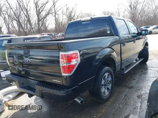 2012 Ford F-150 XL with VIN 1FTEW1CM6CFB99548, listed as a IAAI auction lot 41693501 with 129,728 mi miles. Bid and sale history available at carsss.com. Image 4.