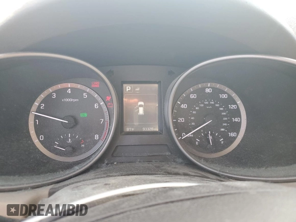2018 Hyundai Santa Fe 2.4L z VIN 5XYZTDLB4JG553426, wystawiony jako Copart lot #54609875 z przebiegiem 93 328 mil mil oraz Szkoda całkowita • Salvage title. Historia ofert i sprzedaży dostępna na DreamBid. Obrazek 9.