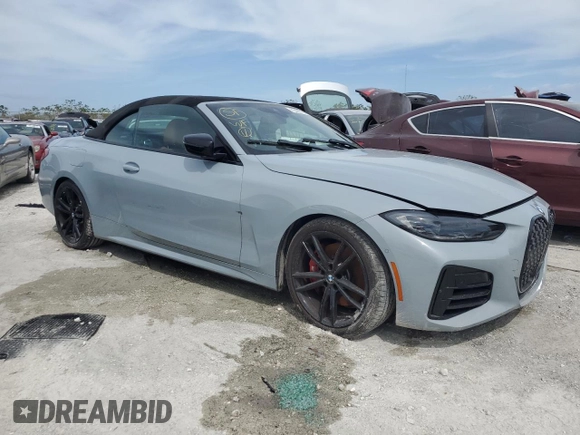 2024 BMW 4 Series M440i with VIN WBA53AT0XRCP88146, listed as a Copart auction lot 75429174 with Not Provided miles and Non Repairable. Bid and sale history available at carsss.com. Image 4.